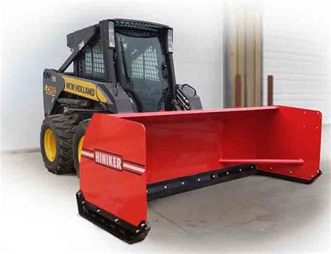 skid steer tile plow|snow plow skid steer.